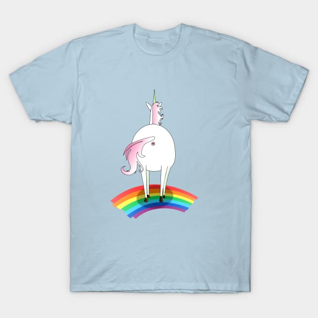 Butt, Unicorn! T-Shirt by LonelyChimp